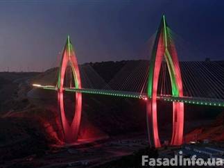 Инженерное чудо - проект освещения вантового моста