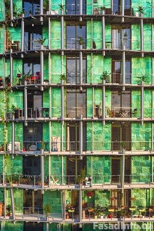 Био-фасад для новой экологической башни