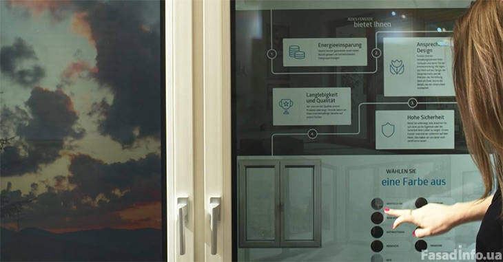 Компания OKNOPLAST представила сенсорное смарт-окно