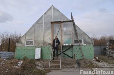 Оригинальная теплица из стеклопластика
