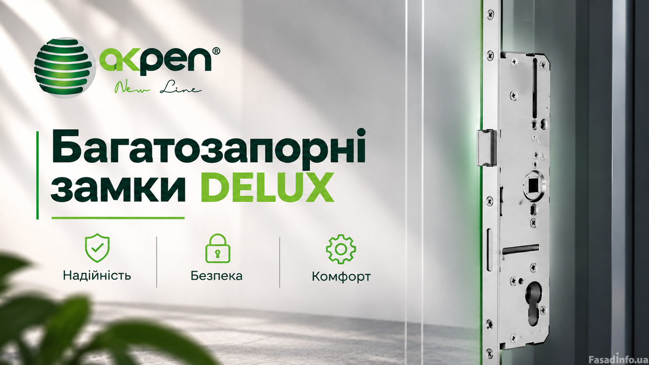AKPEN модернізував конструкцію замків-рейок серії Delux